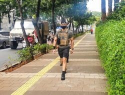 AHY Olahraga Pagi Gunakan Sepatu PDL Layaknya Tentara