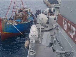 Tangkap Ikan di Wilayah NKRI, Tiga Kapal Berbendera Vietnam Diciduk TNI AL