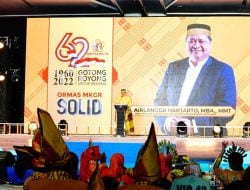 HUT MKGR, Airlangga Minta Sulsel Jadi Basis Kemenangan Golkar Wilayah Timur