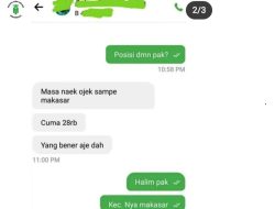 Viral! Driver Ojol Tolak Mentah Pengantaran Makanan ke Makassar, Jadi Bahan Tertawaan Netizen