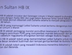 Serangan Oemoem 1 Maret 1949, HB IX Berstatus Menhan