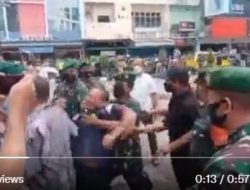 Viral! Pria Diamankan TNI Saat Jokowi Kunjungan ke Jambi, Bawa Poster dan Teriak: Pak Turunkan Harga Minyak Goreng