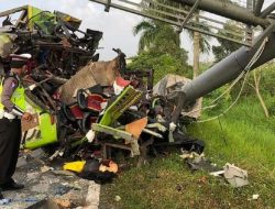 14 Korban Kecelakaan Maut di Tol Sumo, Empat di Antaranya Dikubur Satu Liang Lahat