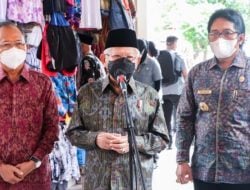Wapres Tinjau Kawasan UMKM di Pantai Jerman Badung