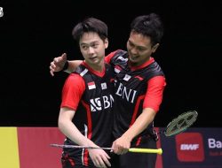Mendebarkan! Kevin/Ahsan Berhasil Kalahkan Pasangan Jepang, Indonesia Unggul 2-0