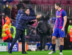 Xavi Tahan Nico Gonzalez di Barcelona