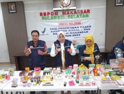 BPOM Sita 697 Kosmetik Ilegal di 4 Kabupaten, Makassar Terbanyak