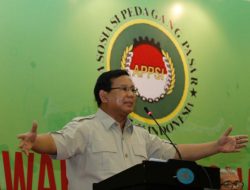 Prabowo Maju di Pilpres 2024, Asosiasi Pedagang Pasar Beri Semangat dan Dukungan