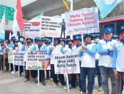 Mafia Tanah Menggurita, Massa Datangi Kantor Kementerian ATR/BPN