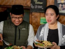 Bertemu Muhaimin Iskandar di Warung Pecel, Puan: PDI Perjuangan dan PKB sama-sama Partainya Wong Sendal Jepit