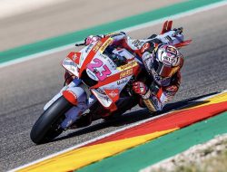 Hasil Lengkap MotoGP Aragon Enae Bastianini Raih Podium, Bagnaia Paskas Poin Dengan Quartararo Yang Gagal Finis