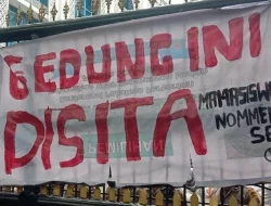 Tak Ada Perwakilan Partai Wong Cilik yang Tak Berani Temui Pendemo, Mahasiswa: Kalian Wakil Siapa?