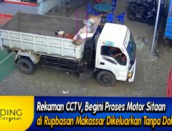 Rekaman CCTV, Begini Proses Motor Sitaan di Rupbasan Makassar Dikeluarkan Tanpa Dokumen