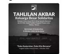 PSI Gelar Tahlilan Akbar di Kanjuruhan, Warganet: Nyari Suara di Atas Duka