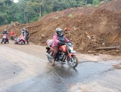 Pasca Longsor di Jalan Raya Cugenang Kilometer 8, Warga Diimbau untuk Berhati-hati
