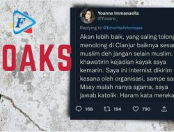 Hoaks! Dokter Ditolak Masyarakat Cianjur karena Beragama Katolik