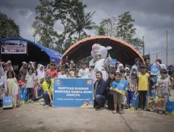 Peduli Korban Gempa Cianjur, Campina Berikan Bantuan Sembako dan Trauma Healing