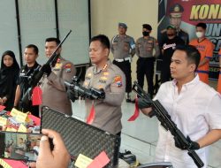 Hendak Dikirim ke Makassar, Polresta Sidoarjo Tangkap Tersangka Pemilik Senjata Api Ilegal