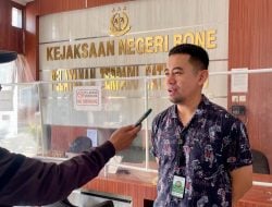 Kejari Bone Tetapkan Dua Tersangka Tipikor Rehabilitasi Daerah Irigasi Jaling, Kerugian Negara Rp3,5 Miliar