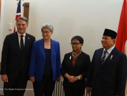 Pertemuan 2+2 di Australia, Prabowo Ingin Indonesia Jadi Jangkar Perdamaian