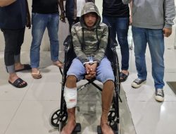 Residivis Begal di Makassar Kembali Beraksi, Timah Panas Bersarang di Kaki