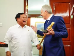 Prabowo Subianto Terima Kunjungan Tony Blair, Ujang Komarudin Sebut Sinyal Dukungan Luar Negeri