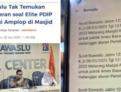 Bawaslu Tuai Kritik Pedas Usai Putuskan Bagi Amplop Berlogo PDIP di Masjid Bukan Pelanggaran, Warganet: Giliran Anies Narasinya Jangan Kampanye di Masjid