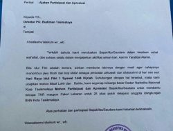 Surat Minta THR Viral, BNN Tasikmalaya Langsung Mohon Maaf, Warganet: Serasa Ormas Preman