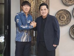 Erick Thohir Mesra Bareng Shin Tae-yong, Perpanjang Kontrak?