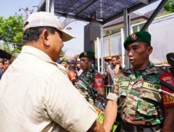 Pembinaan Teritorial, Menhan Prabowo Bagikan 112 Motor untuk Babinsa