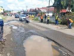 Pengerjaan Ruas Salaonro – Ulugalung, Gubernur Andi Sudirman: Penanganan Segmen Rusak Berat