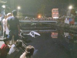 Minibus di Makassar Terjun Masuk Kanal, Begini Kondisi Penumpang
