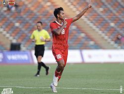 Ramadhan Sananta Cetak Dua Gol, Timnas Indonesia U-22 Menang 5-0 atas Myanmar