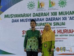 Cetak Sejarah Baru, Suami Istri Pimpin Muhammadiyah dan Aisyiyah Sinjai