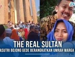 The Real Sultan, Pasutri Bojong Gede Berangkatkan Umrah Warga 2 RT