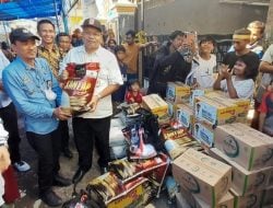 Gubernur Andi Sudirman Instruksikan Pemenuhan Bantuan Logistik Korban Kebakaran di Jl Andi Djemma