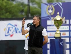 Fajar Mini Soccer Championship Resmi Dibuka, Agus Salim Alwi Hamu: Sportivitas dan Kejujuran yang Utama