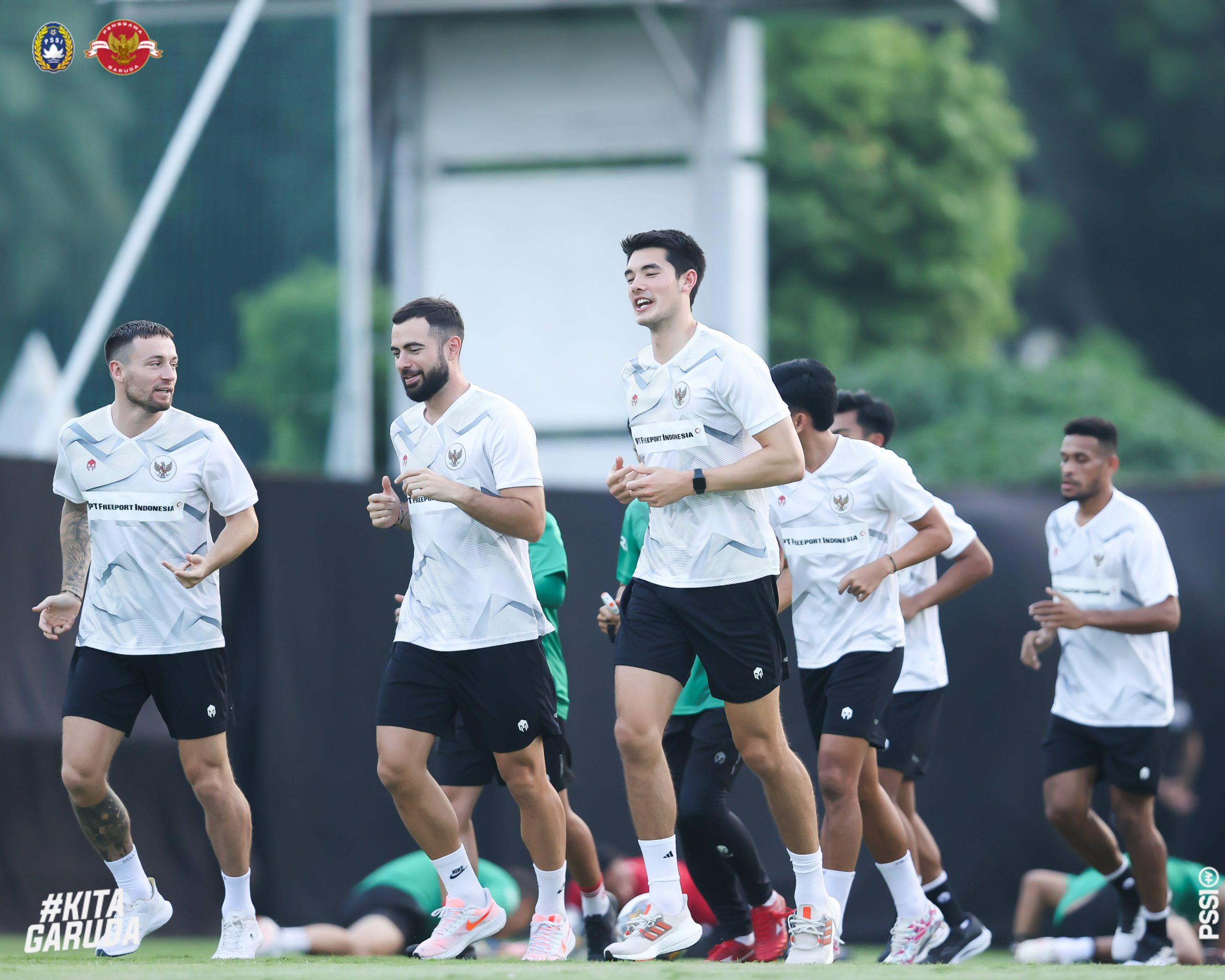 Timnas Indonesia menggelar latihan jelang lawan Timnas Argentina. (Dok PSSI)