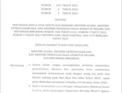 Pemerintah Resmi Tambah Cuti Bersama Idul Adha 2023