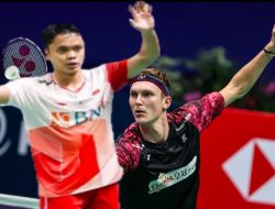 Rekor Pertemuan Anthony Ginting vs Viktor Axelsen: 4-11 dan Kalah di Sembilan Duel Terakhir
