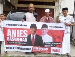 Posko Pilihan Rakyat Buat Gerakan Pemasangan Spanduk Saya Adalah Anies, Tamsil Linrung Ingin Tepis Elektabilitas Anies Baswedan Turun