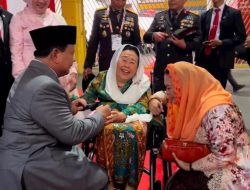 Prabowo Bertemu Istri dan Putri Gus Dur di HUT ke-77 Polri, Yenny Wahid Beri Semangat