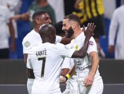 Karim Benzema Cetak Gol Kemenangan dalam Debutnya di Al-Ittihad