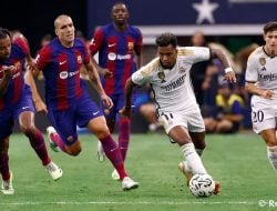 Xavi Puas Barcelona Bekap Madrid 3-0