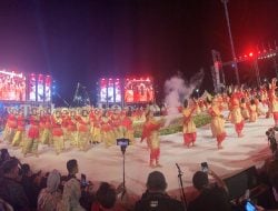 250 Siswa SMP Bawakan Tari Pa’Rimpung Rimangkasara di Pembukaan F8, Gambarkan Keanekaragaman Budaya Sulsel