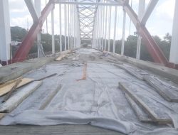 Segera Diresmikan, Pemprov Sulsel Lakukan Pengecoran Lantai Jembatan Pacongkang