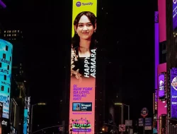 Foto Happy Asmara Terpampang di Times Square New York, Bawa Dangdut Go Internasional