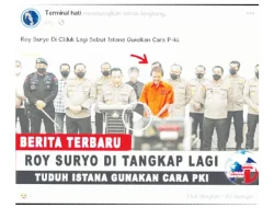 Beredar Video Roy Suryo Ditangkap Usai Kritik Perayaan HUT Ke-78 RI Mirip Cara PKI, Ini Faktanya