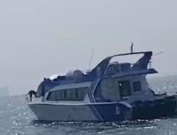 KM Sangaji  Dishub DKI Jakarta Mogok akibat Kehabisan BBM di Perairan Kepulauan Seribu