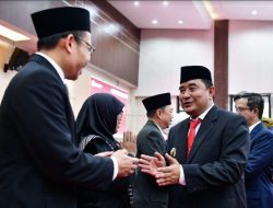 Pj Gubernur Bahtiar Kukuhkan Muhammad Risbiantoro sebagai Kepala Perwakilan BPKP Sulsel